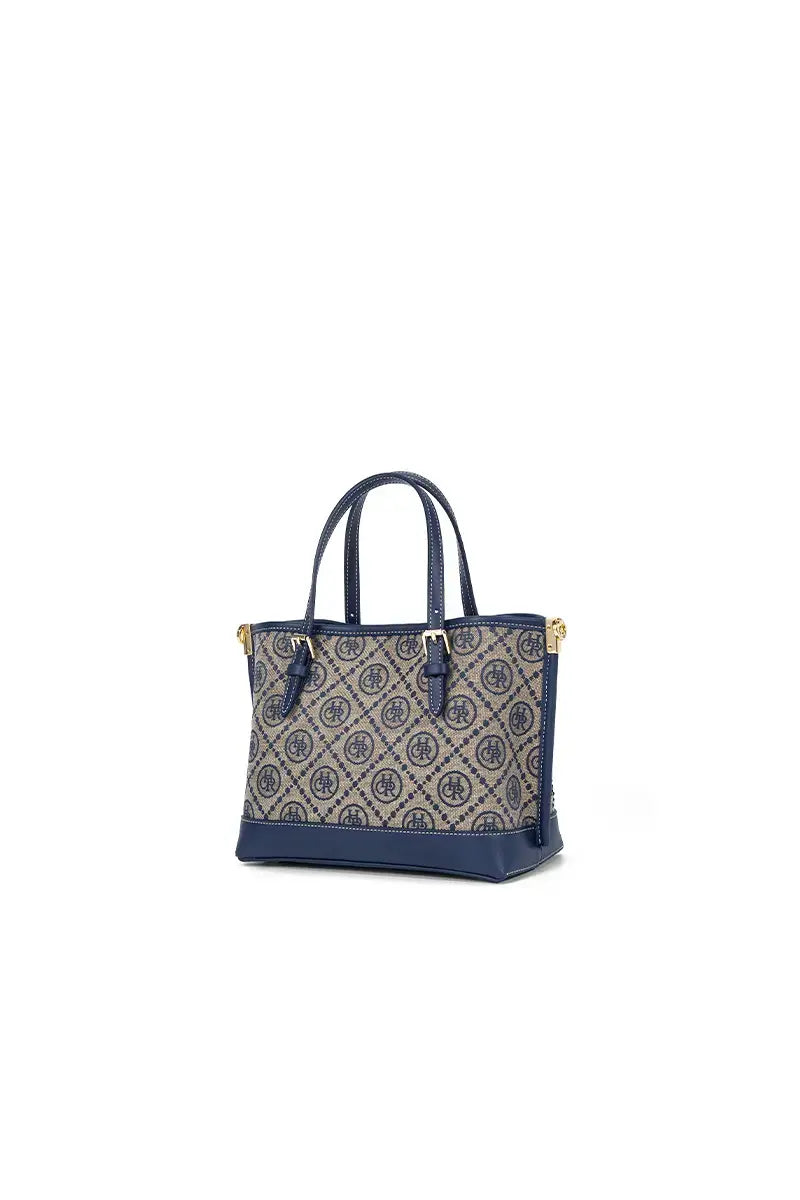 New Jacquard Star Mini Top Handle Tote Bag