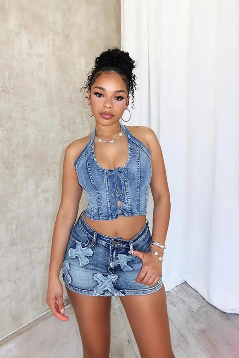 Designer Cross-Stitch Denim