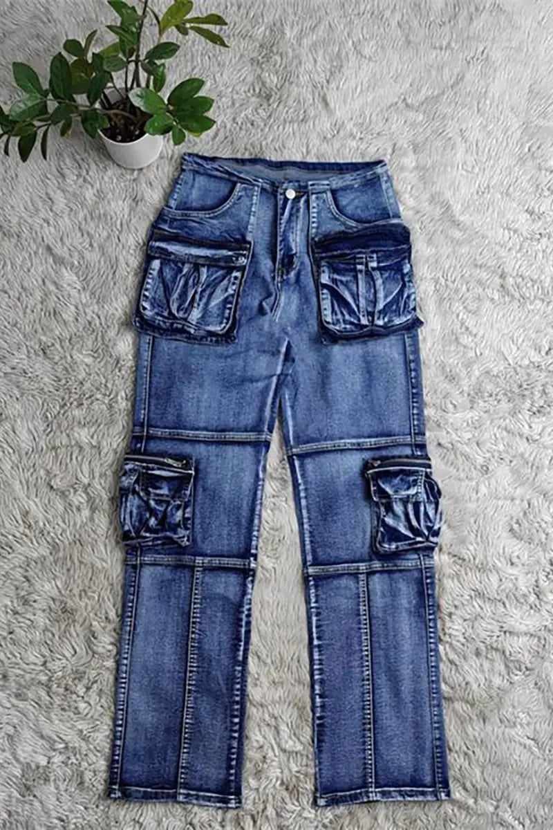 Casual Versatile Multi-Pocket Work Pants