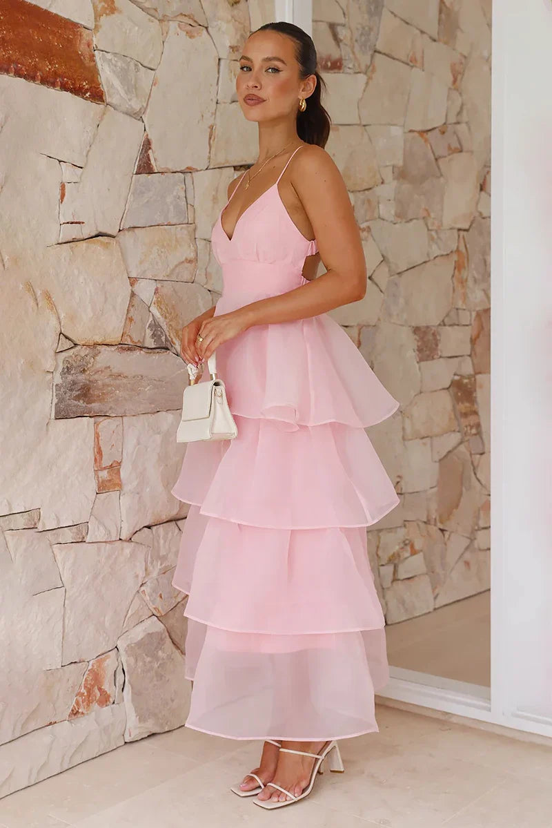 Shayla Maxi-jurk - Roze