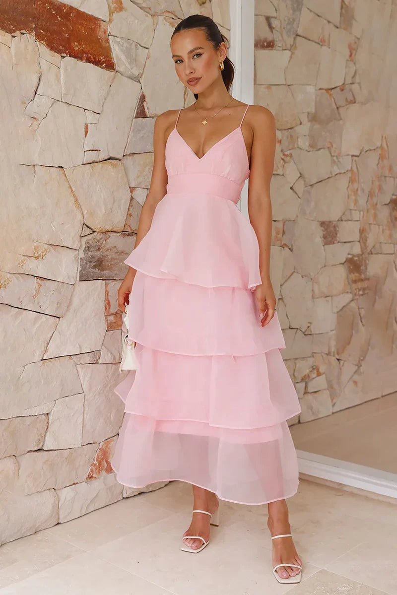 Shayla Maxi-jurk - Roze