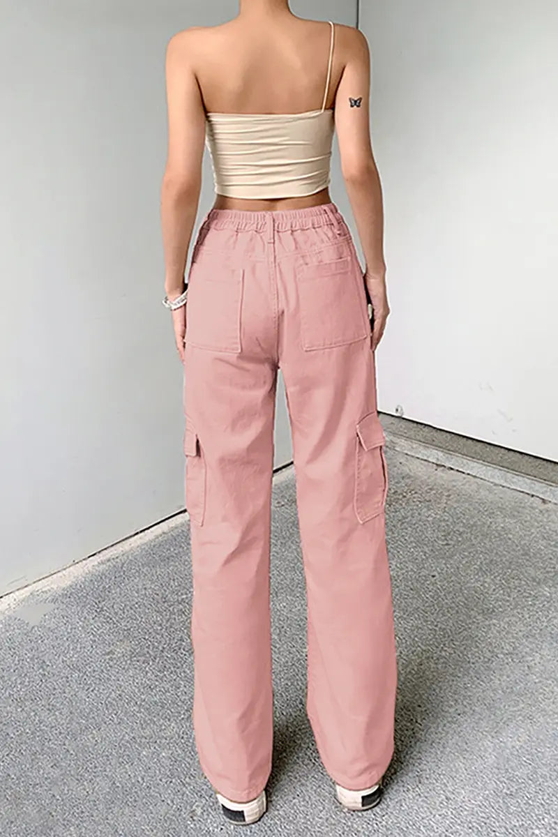Veelzijdige elastische denim werkbroek