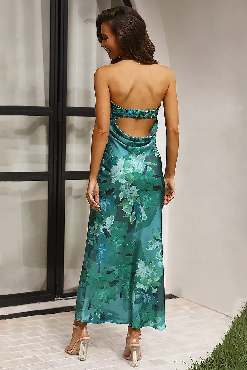 Miya Maxi-jurk - Groene Print