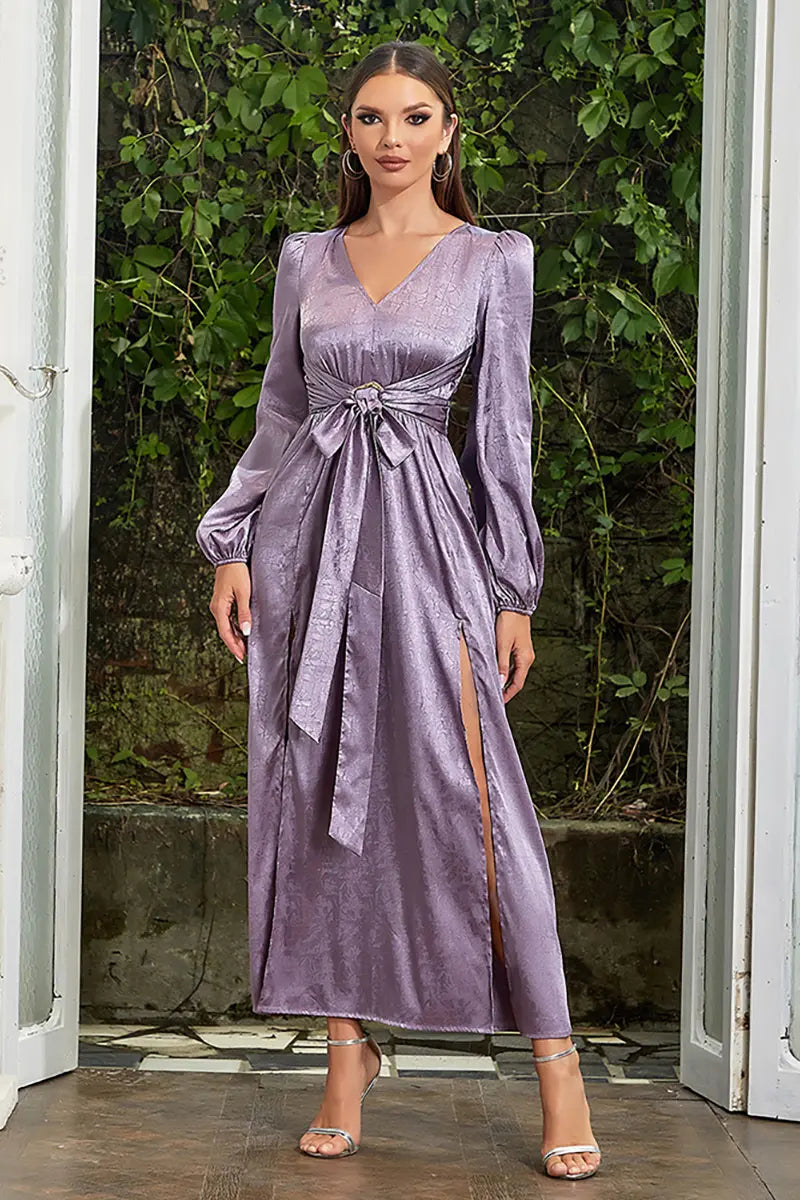 Elegant V-Neck Dress