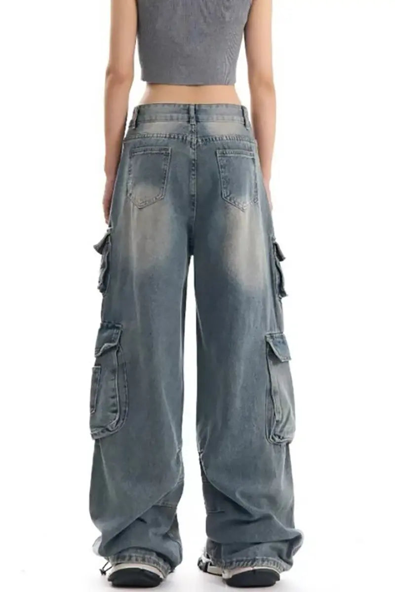 Chic Vintage Denim Pants