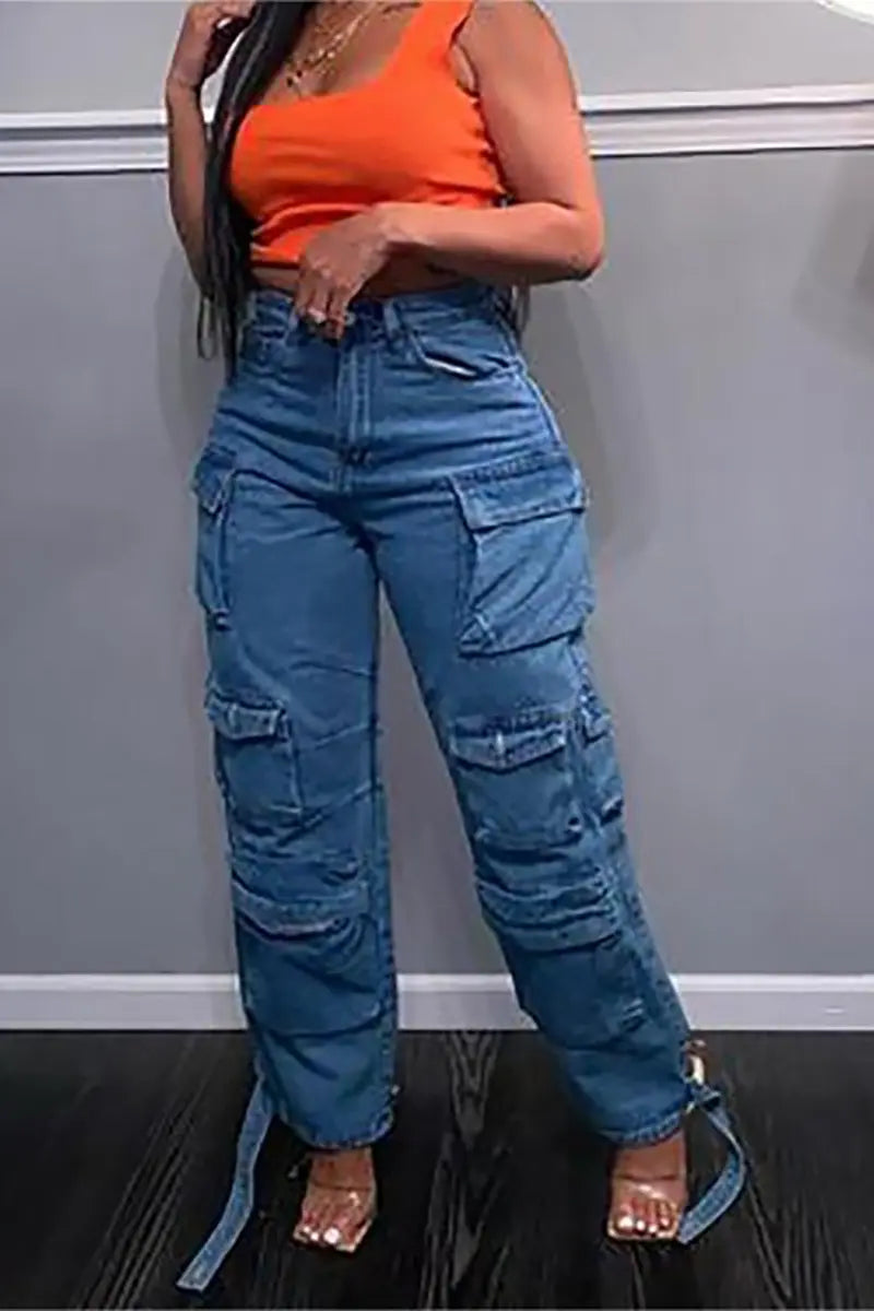 Trend Çok Cepli Denim