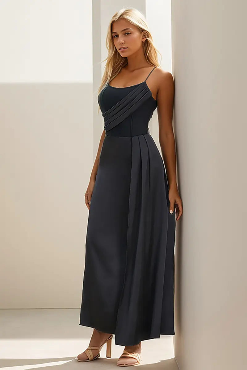 Bandeau Jurk met Rimpels en Bandage