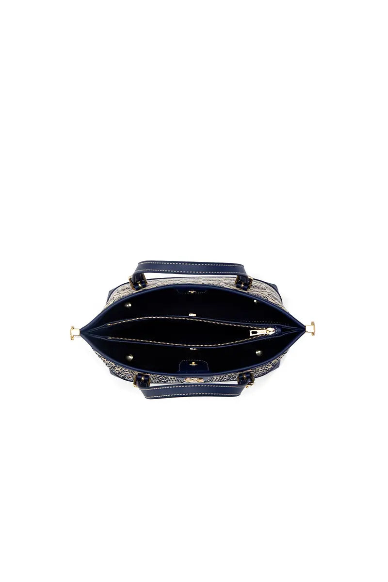 New Jacquard Star Mini Top Handle Tote Bag