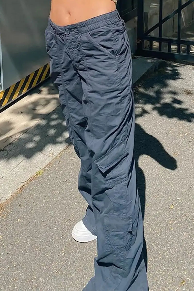 Lage taille cargobroek
