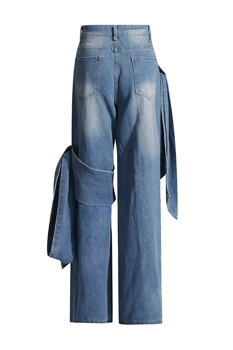 Lente Hoge Taille Denim