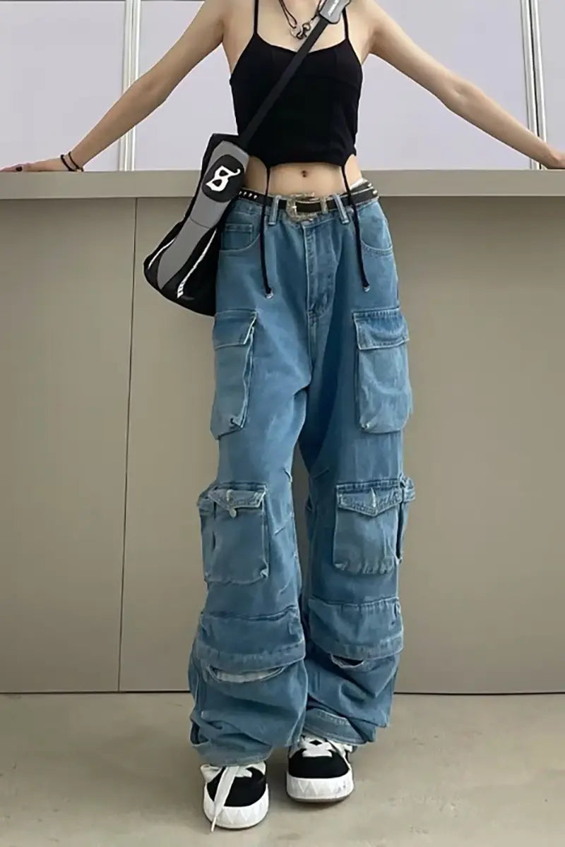 Cargo-broek in straatstijl