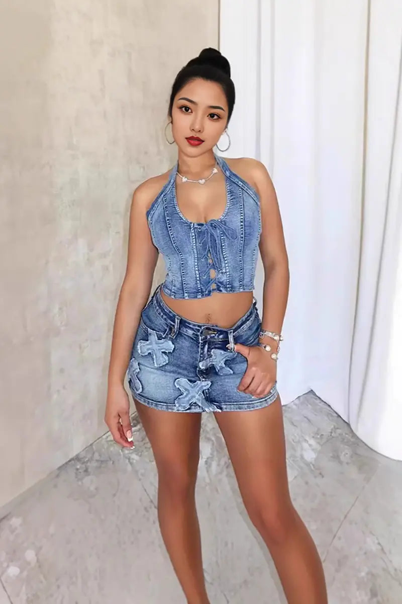 Designer Cross-Stitch Denim