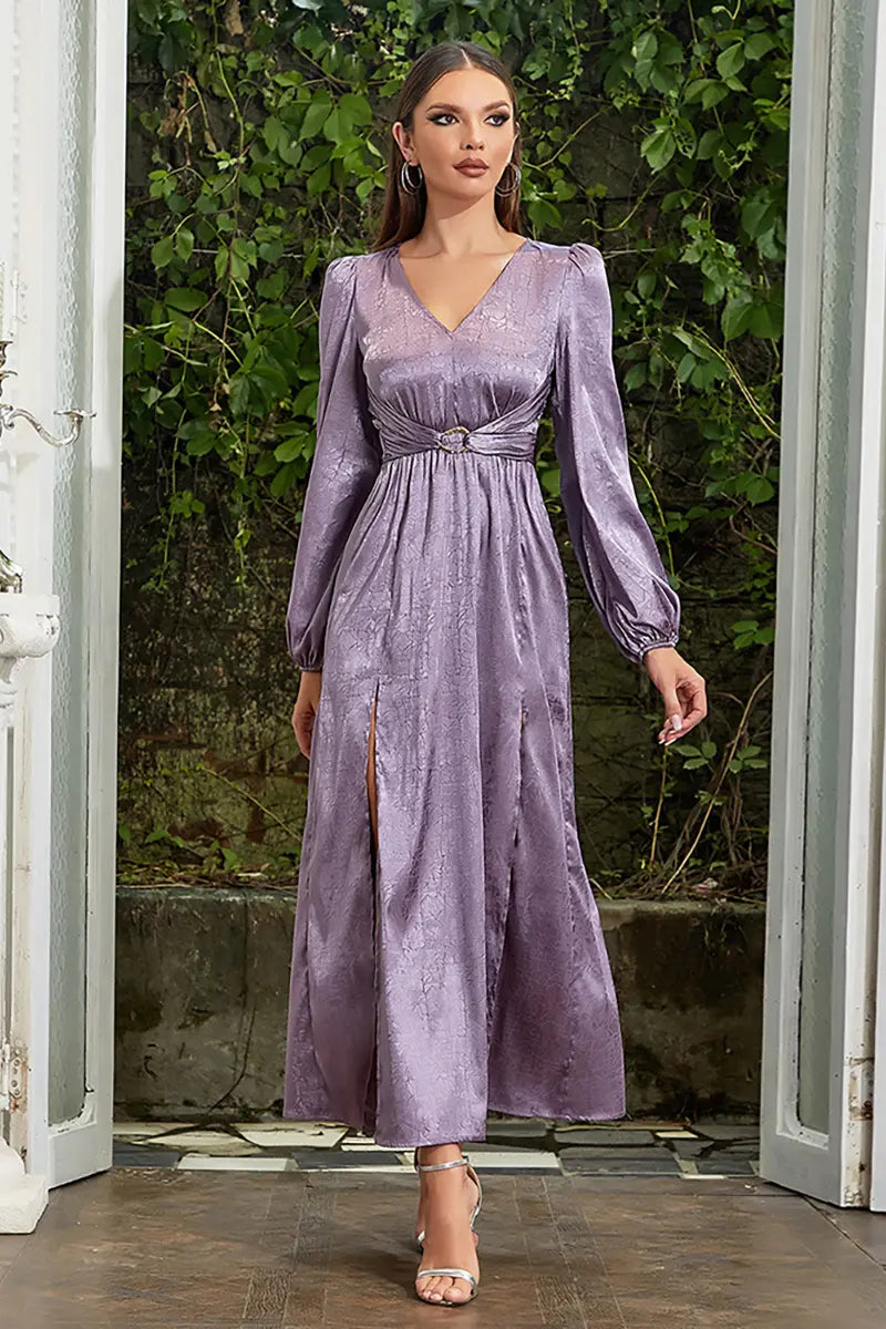 Elegant V-Neck Dress