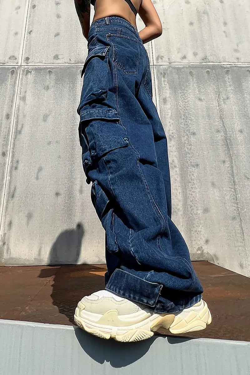 High-Waist Wide-Leg Trousers