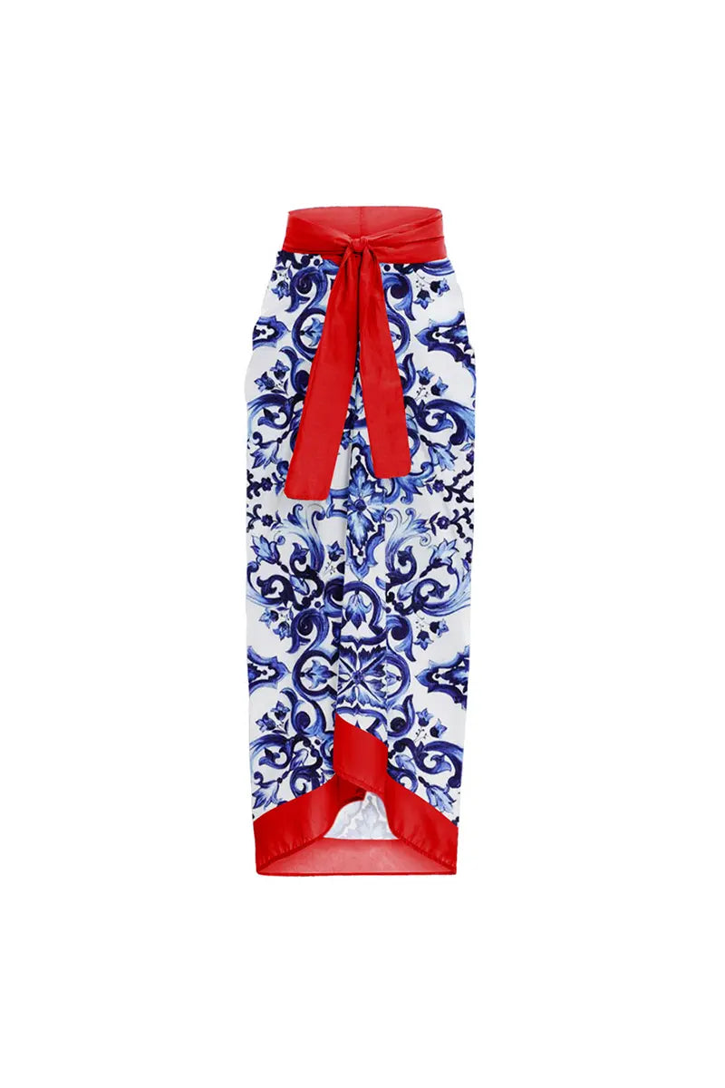 Reversible Colorblock One-Piece with Appliqué