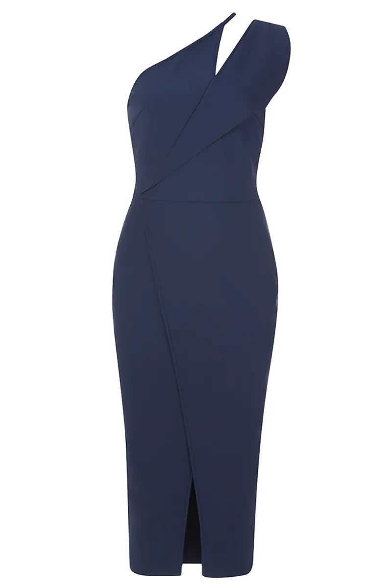 Asymmetrical Bandage Evening Dress
