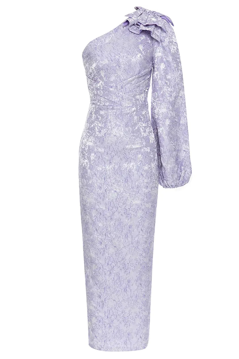 Fashionable Sexy Strapless Long Sleeve Dress