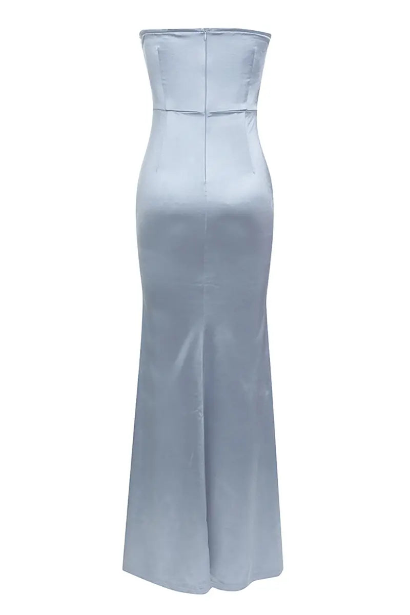 Bandloze visstaart bodycon avondjurk