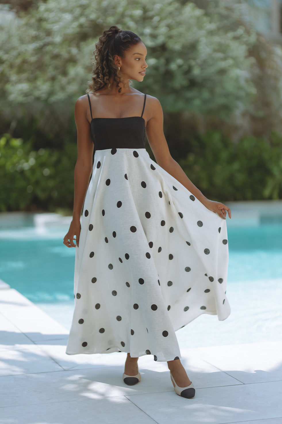 Alias Maxi Dress – Polka