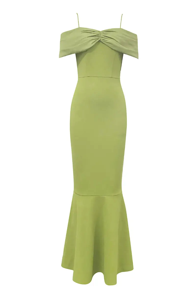 Chic Strappy Tiered Evening Dress