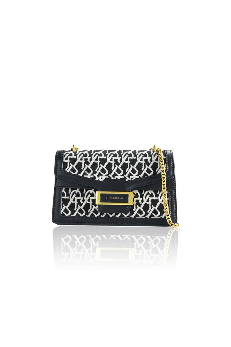 Jacquard Stitch Chain Dionysus Crossbody Bag