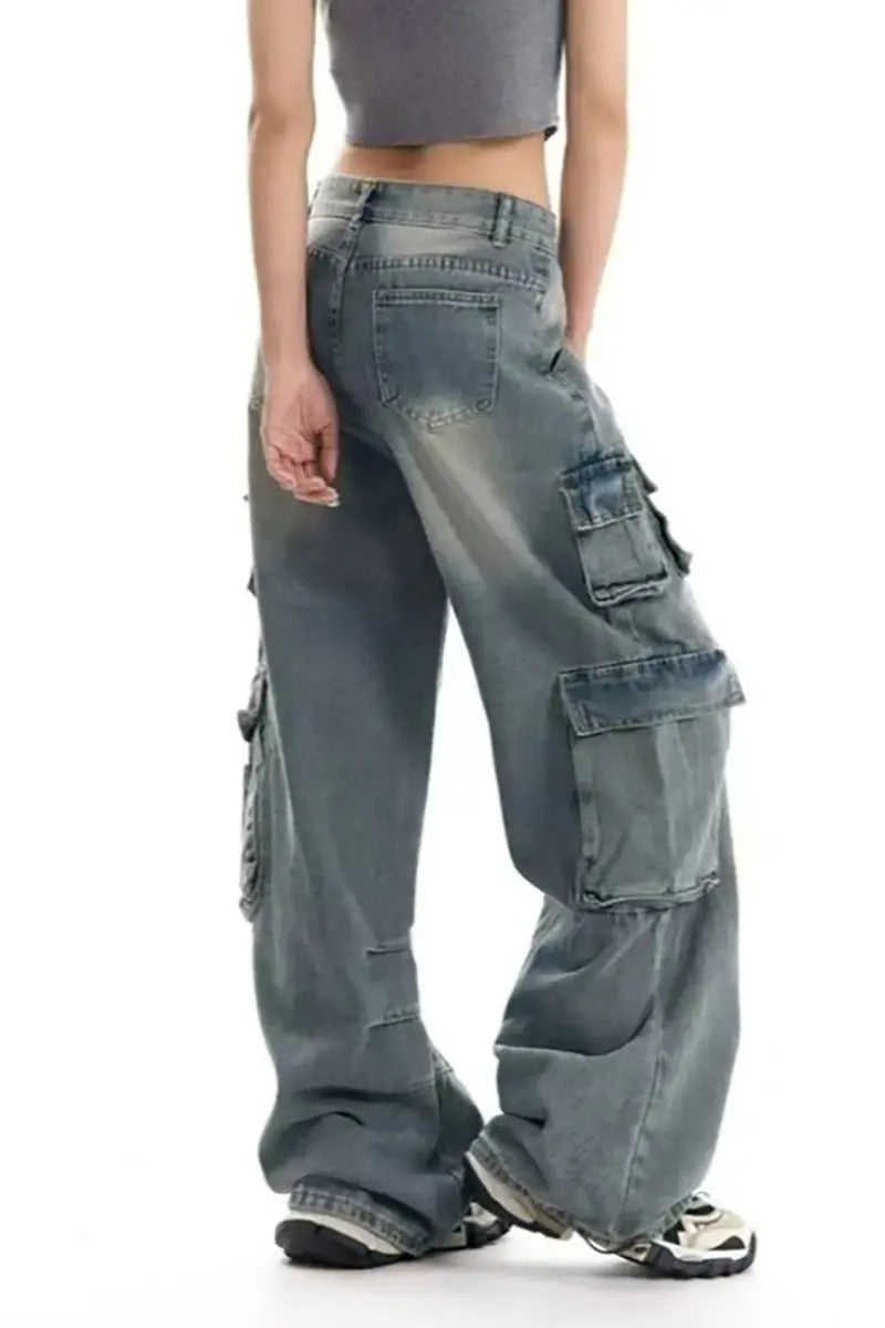 Chic Vintage Denim Pants