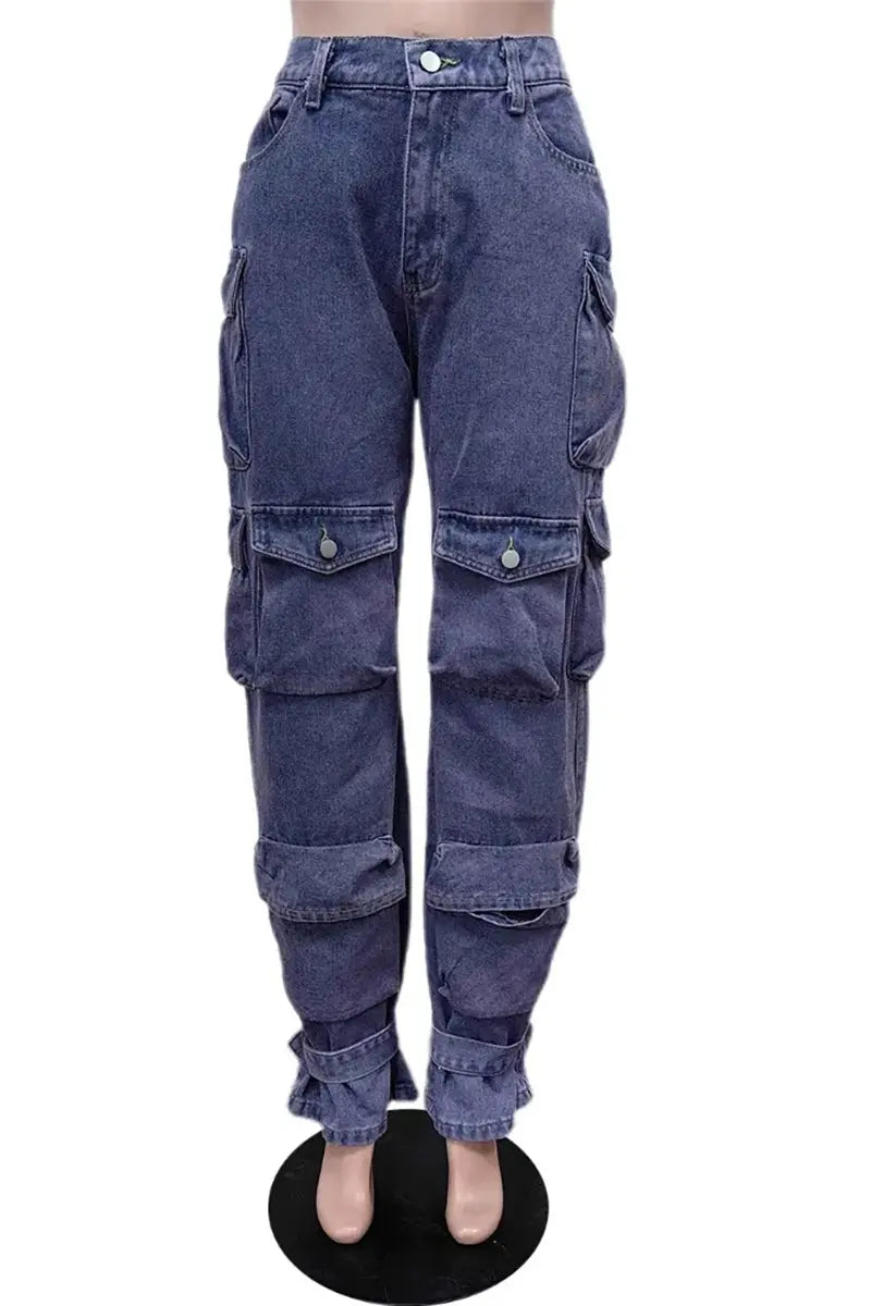 Street Style Cargo Jeans