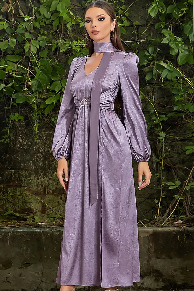 Elegant V-Neck Dress