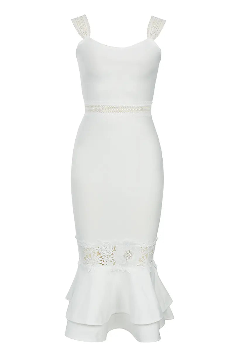 Sexy kanten bandage visstaartjurk