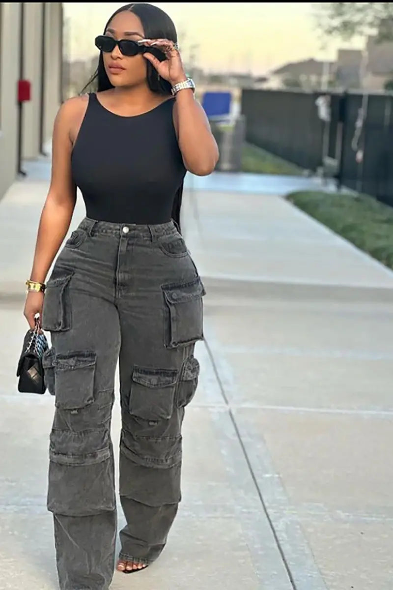 Trend Çok Cepli Denim
