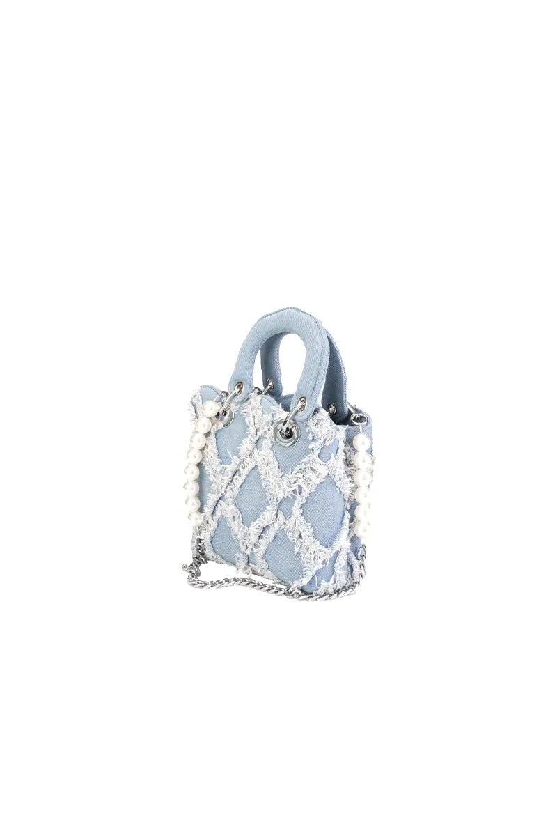 Summer New Denim Flap Shoulder & Top Handle Bag