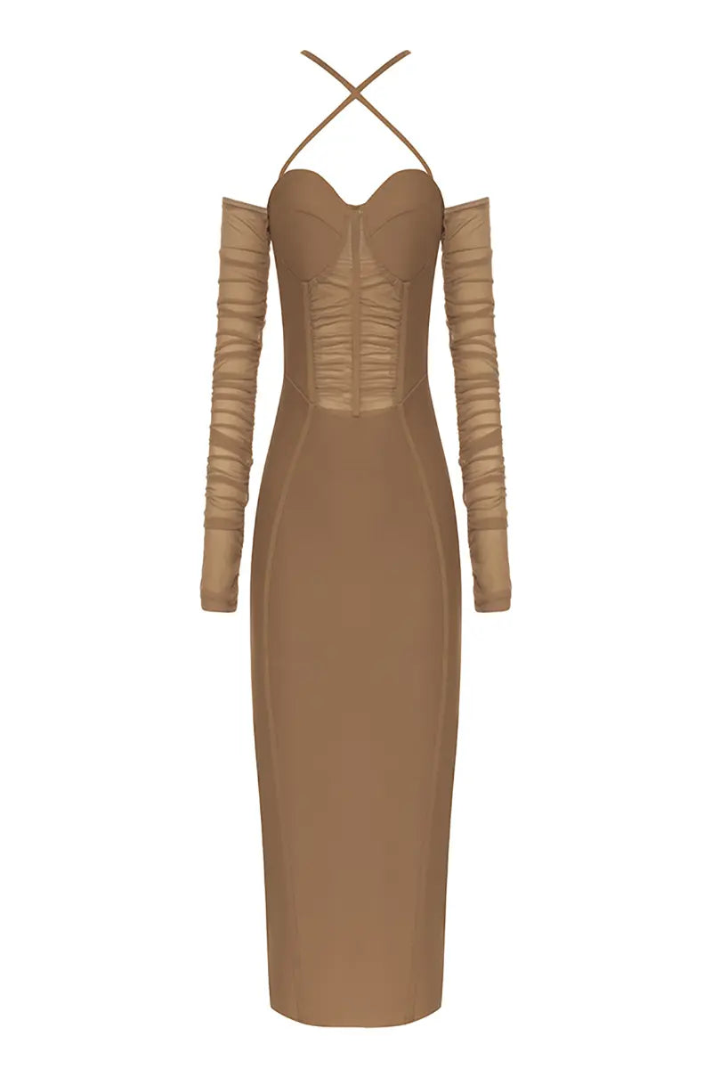 Sexy Off-Shoulder Backless Dress