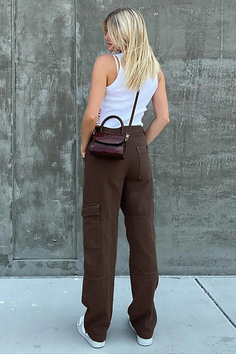 Vintage groene vaders jeans