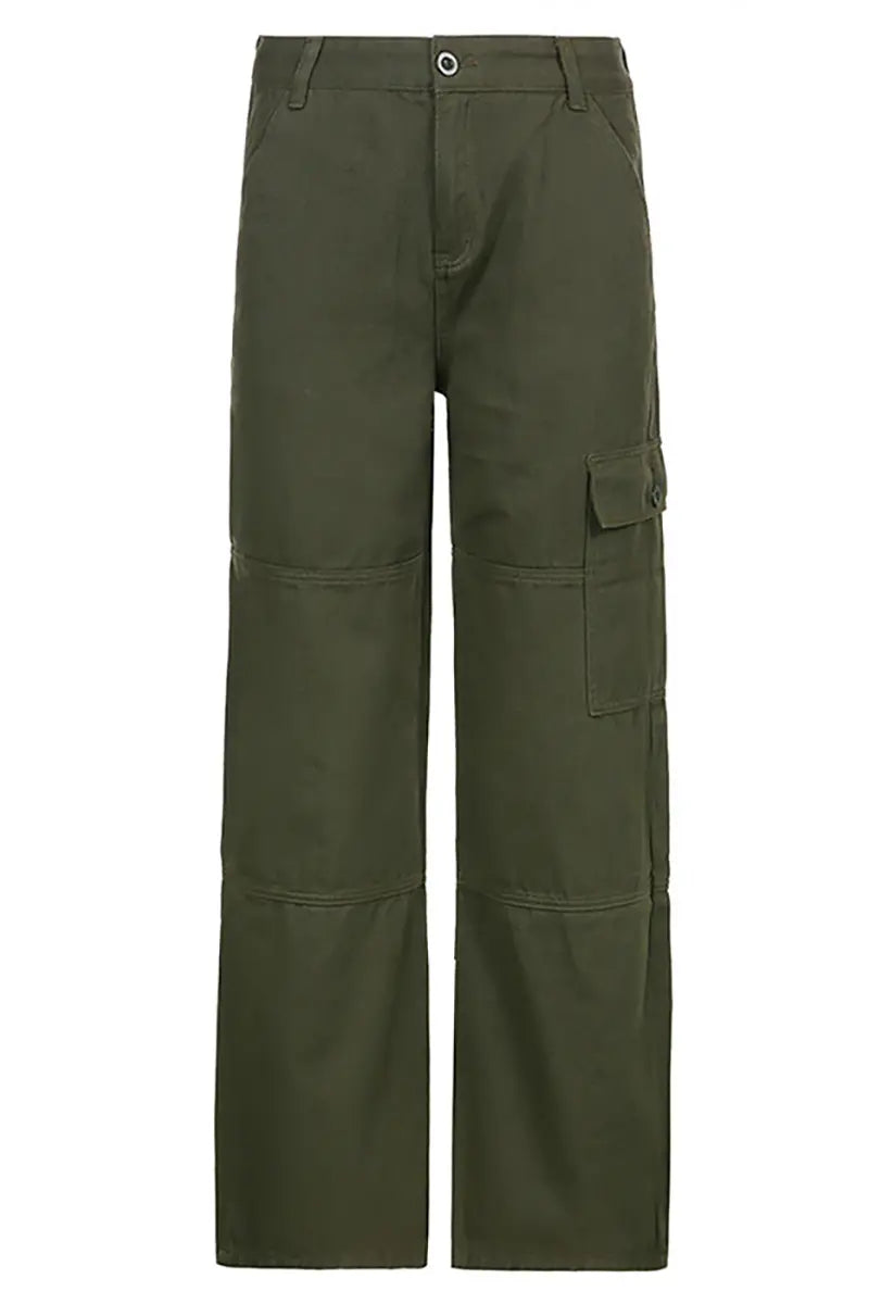 Vintage groene vaders jeans