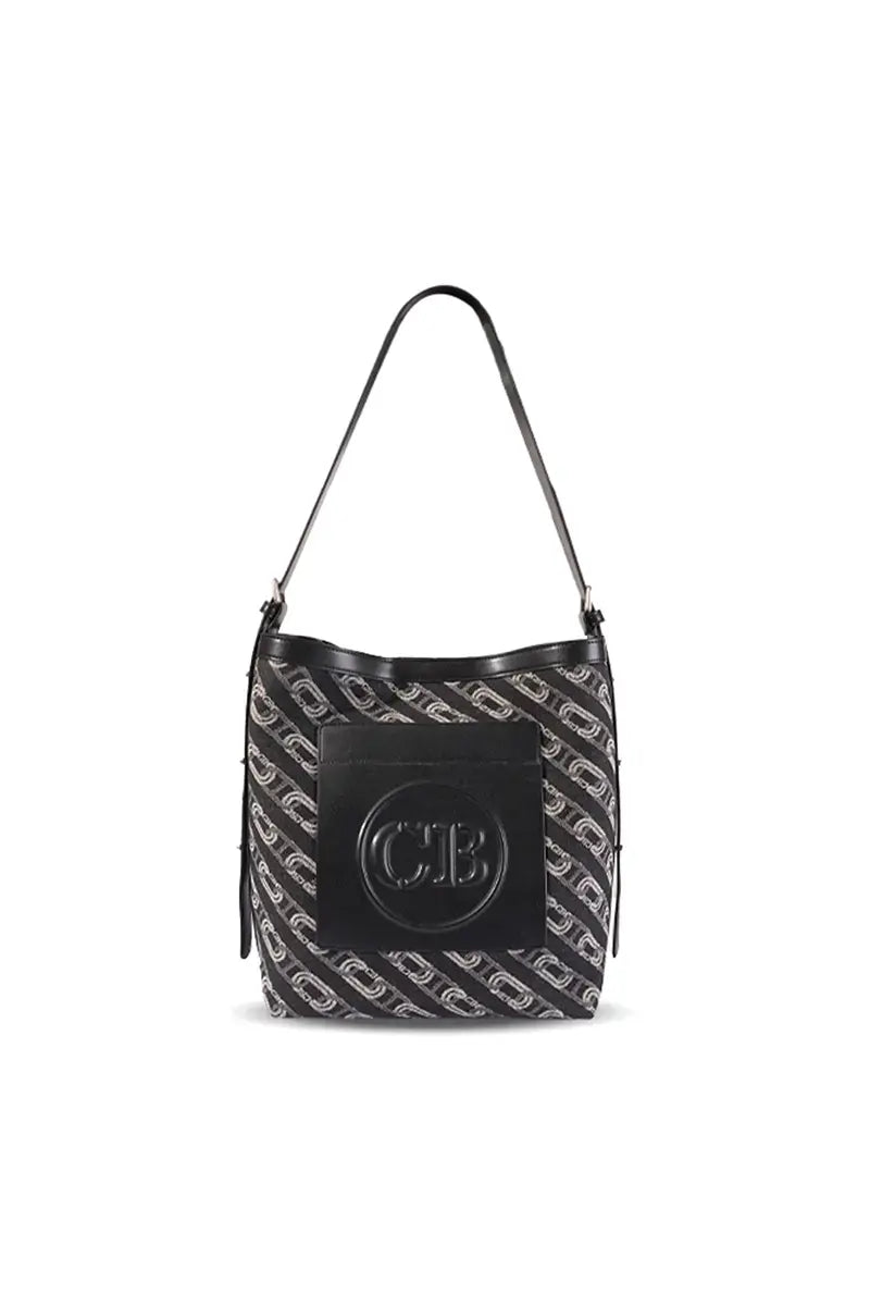 Washed Denim Commuter Crossbody Bag
