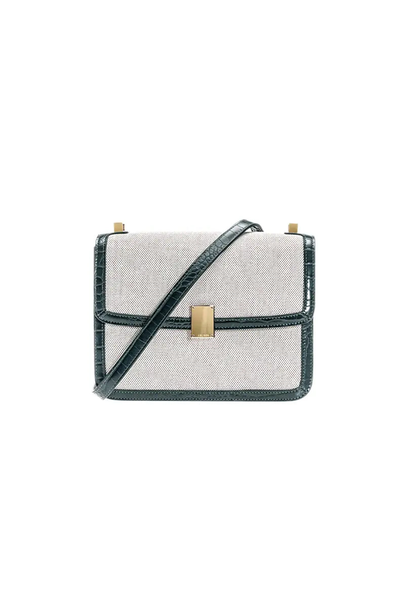 Minimalist Canvas Crossbody Shoulder Bag for Women
