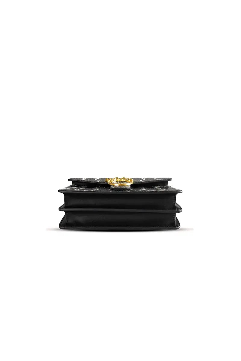 Rhinestone Vintage Style Mini Box Bag