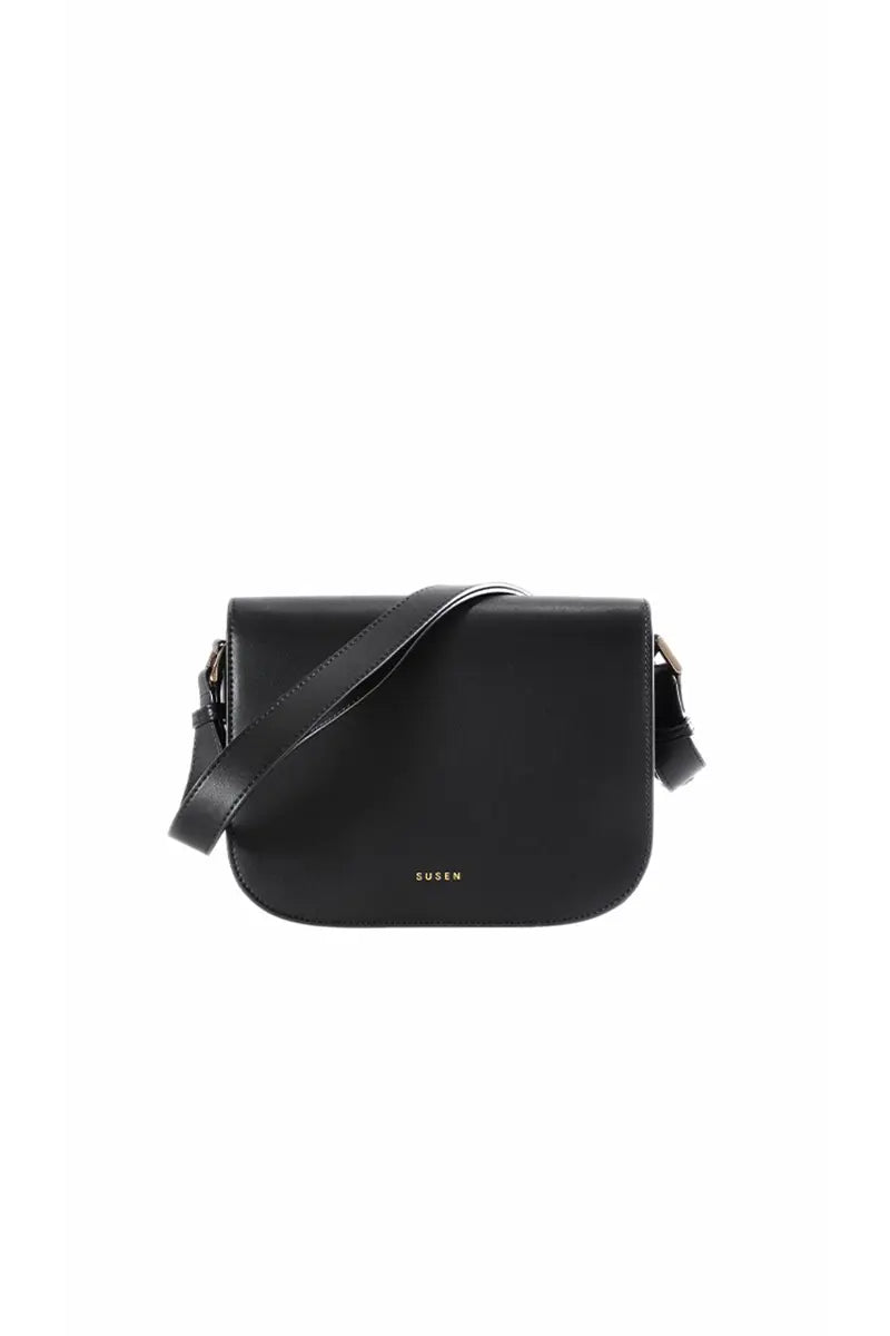 Checkerboard Saddle Crossbody Shoulder Bag