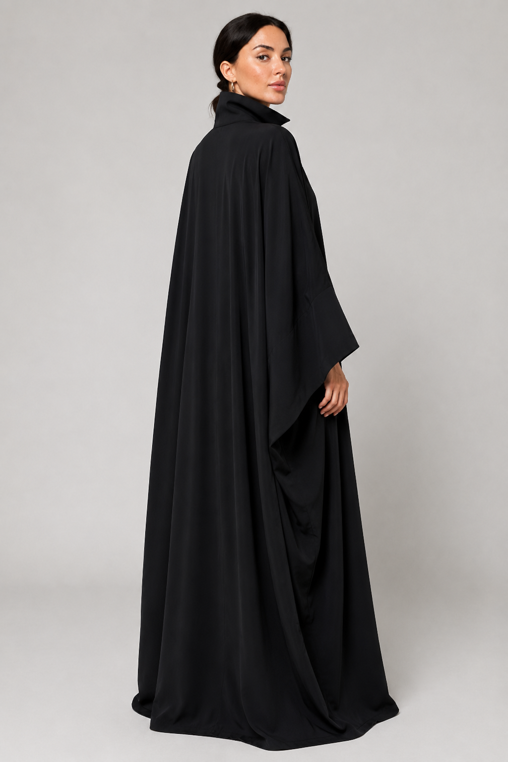Robe maxi kaftan drapée oversize