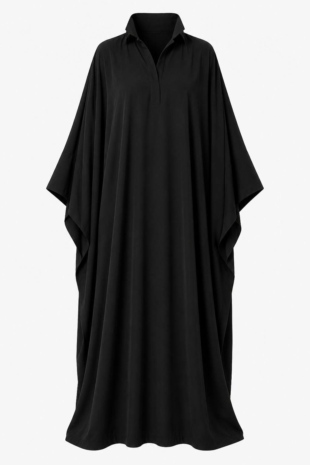 Robe maxi kaftan drapée oversize