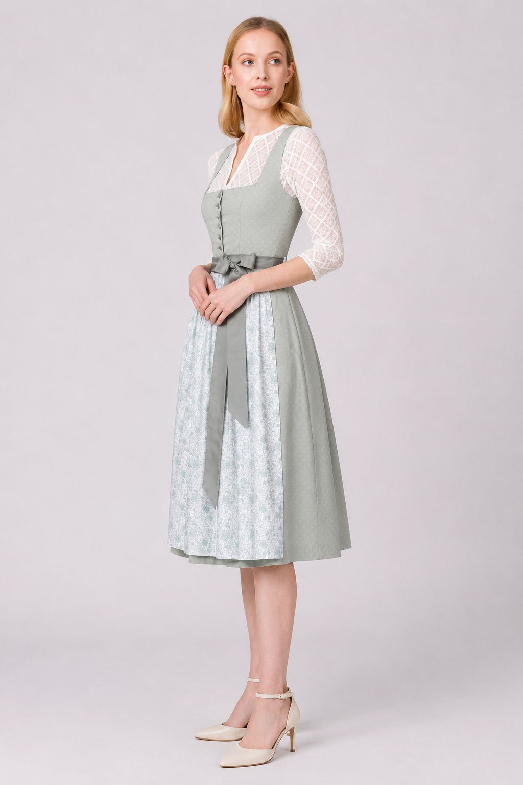 Sage Heritage Dirndl Dress