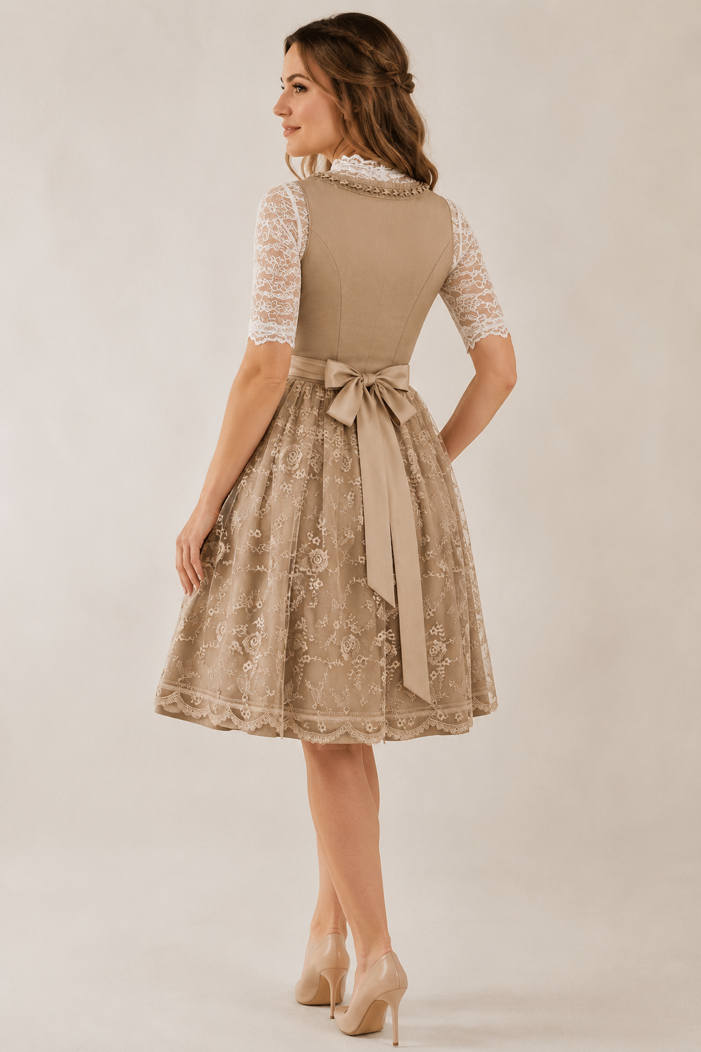 Romantic Lace Dirndl Dress