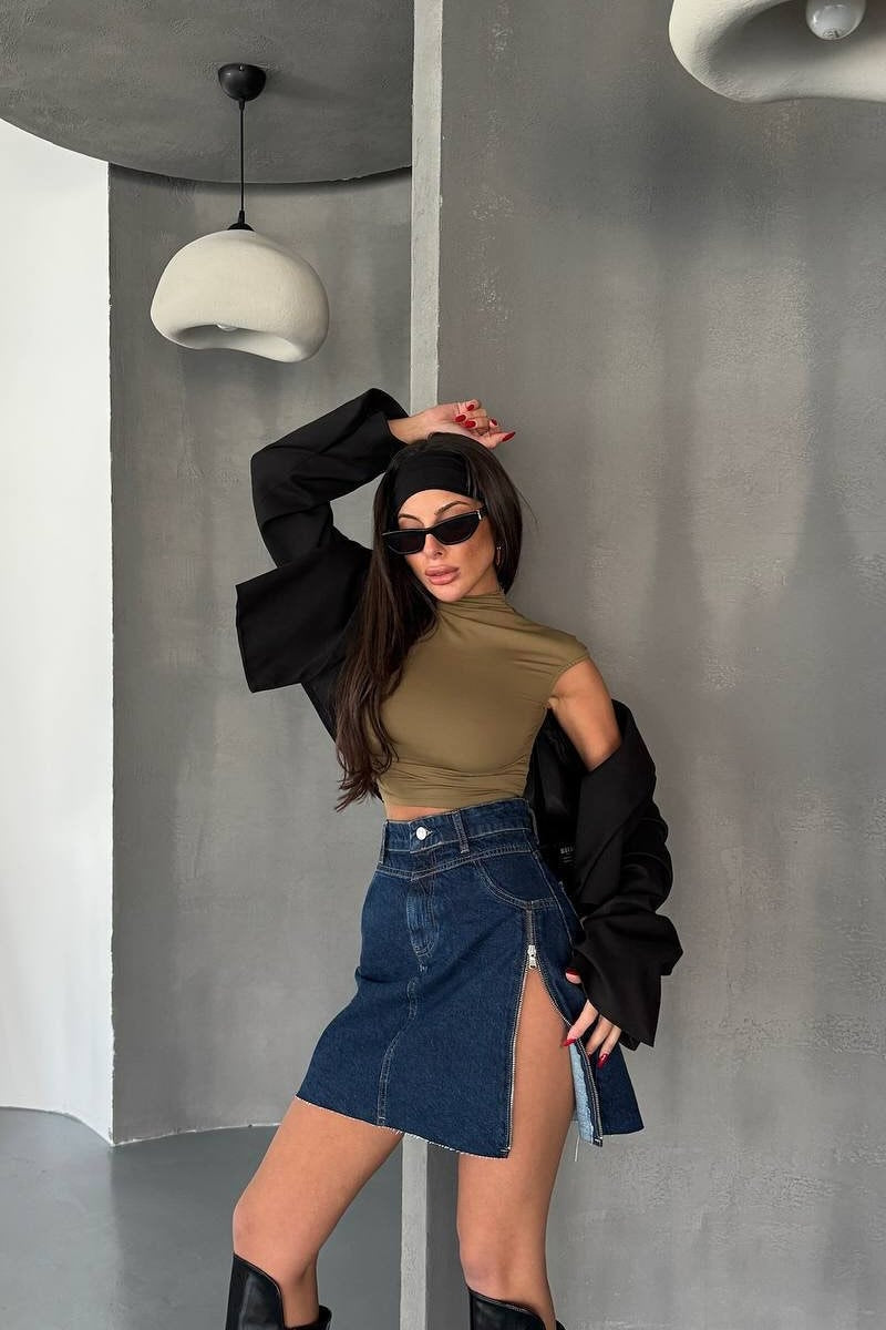 Mini-rok speciale link (jeansserie tijdelijk sjabloon, niet verwijderen) (kopiëren)