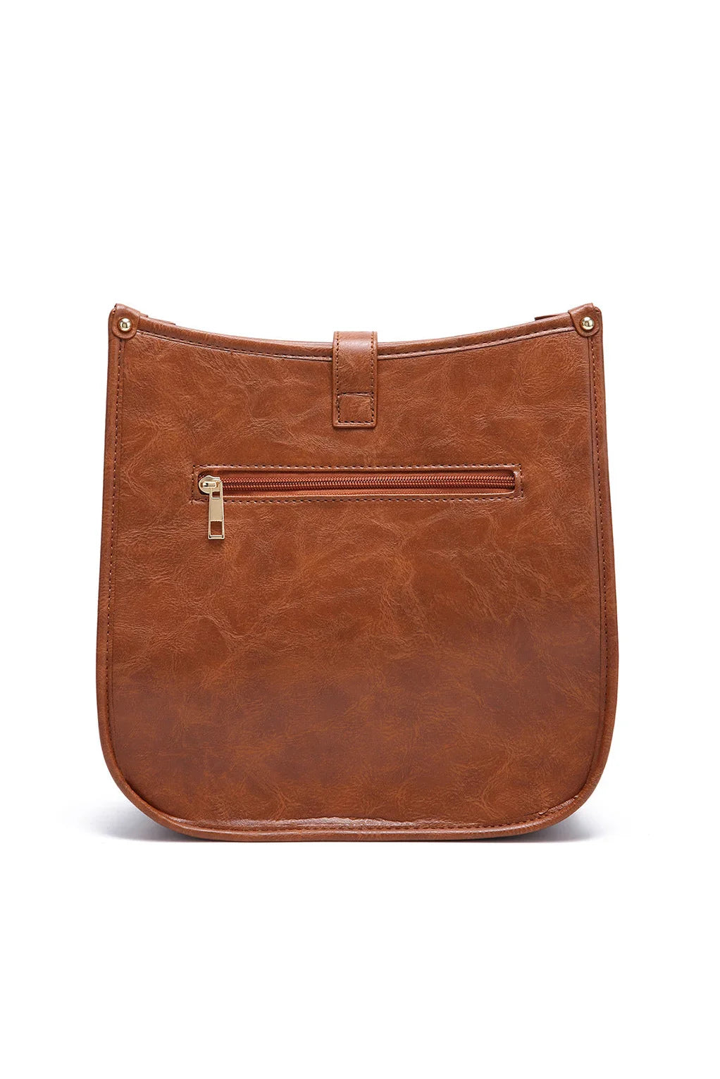 Western Cowboy Stijl Bruine Koeienprint Crossbody Tas