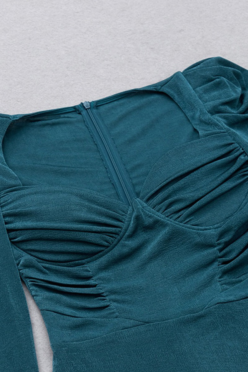 Stijlvolle bodyconjurk met zijsplit