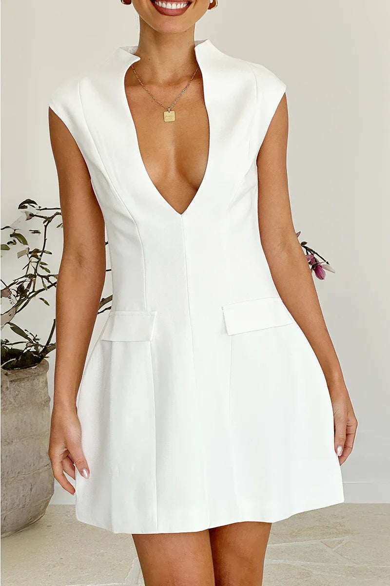 Tahiya Mini-jurk - Wit
