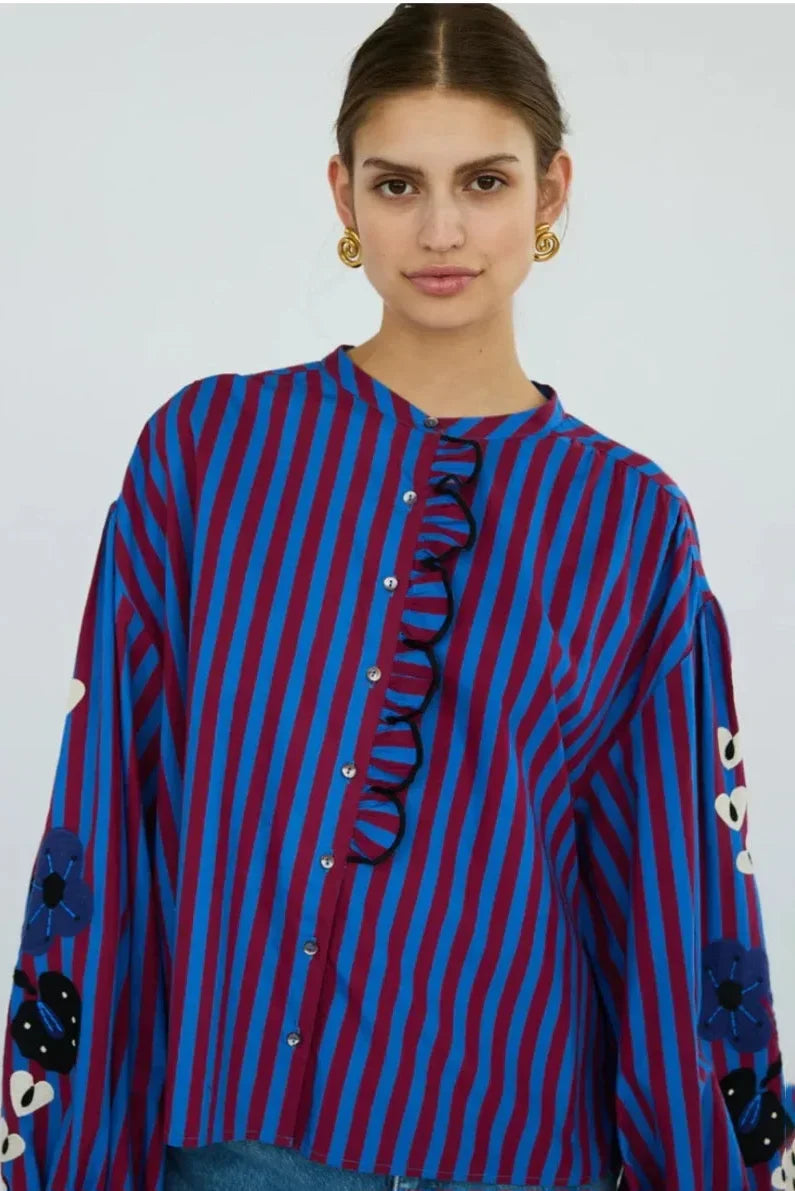 Vintage carrousel blouse