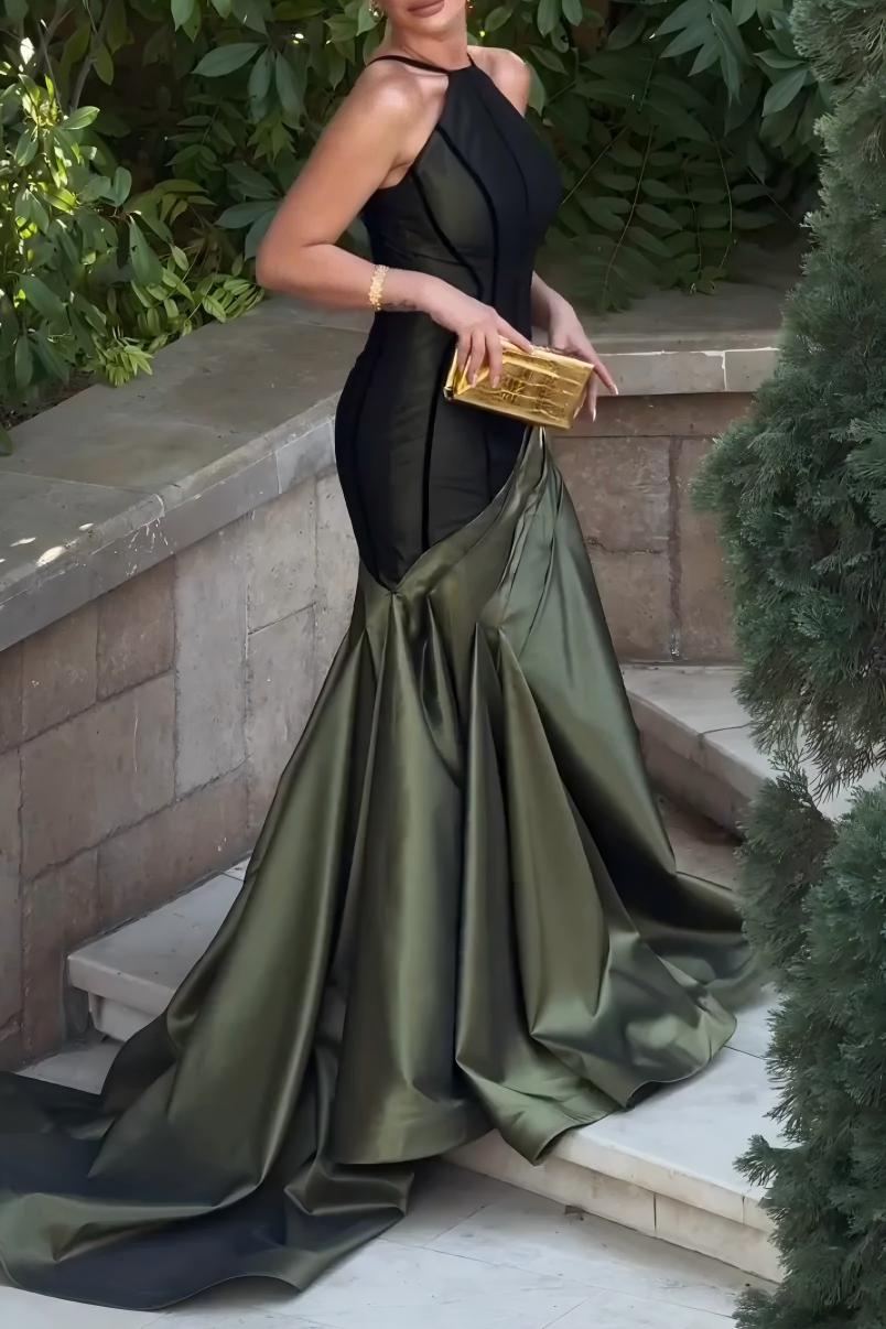 Vintage Inspired Mermaid Evening Gown