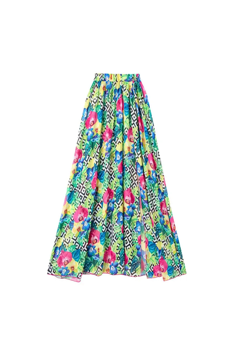 Orchidee Band Print Spaghetti Badpak Set