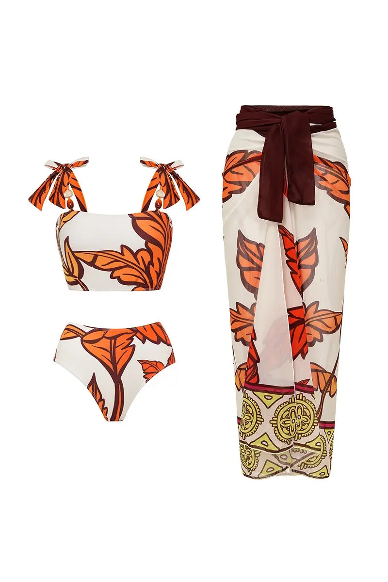 Maple Print Badpak Set Trio